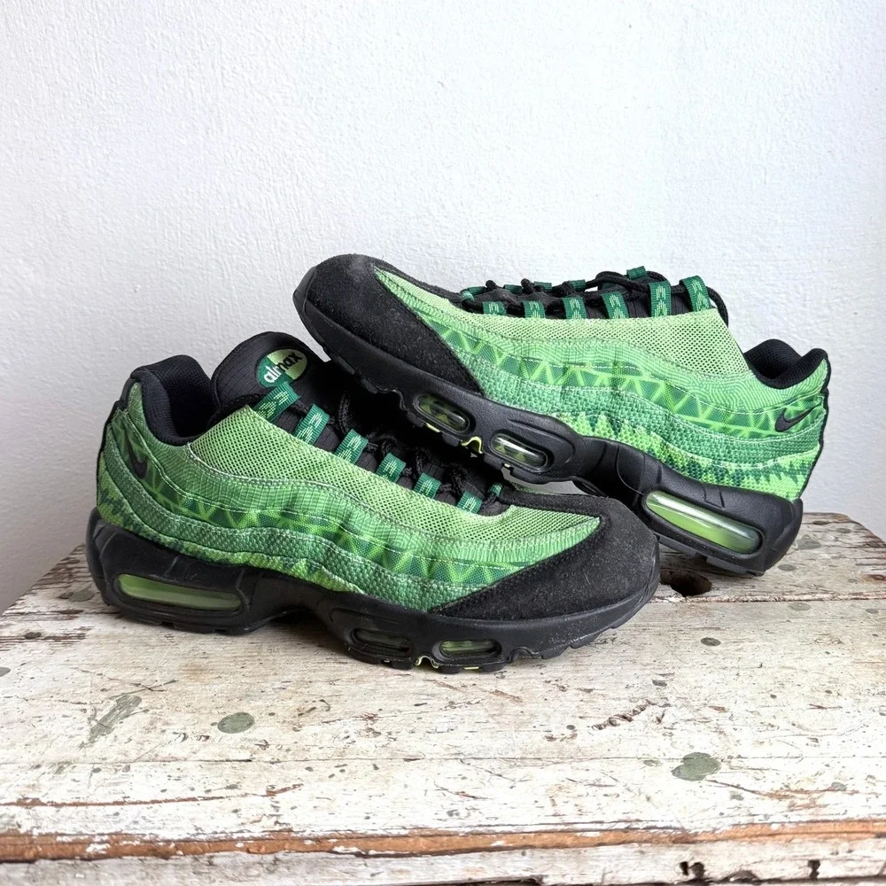 Nike Air Max 95 Naija Pine Green Black CW2360-300 Size 11